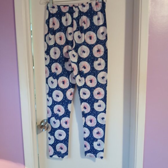 Asos Women's Pajama Set Blue Doughnut Print US SZ 6 NWT - Picture 4 of 10